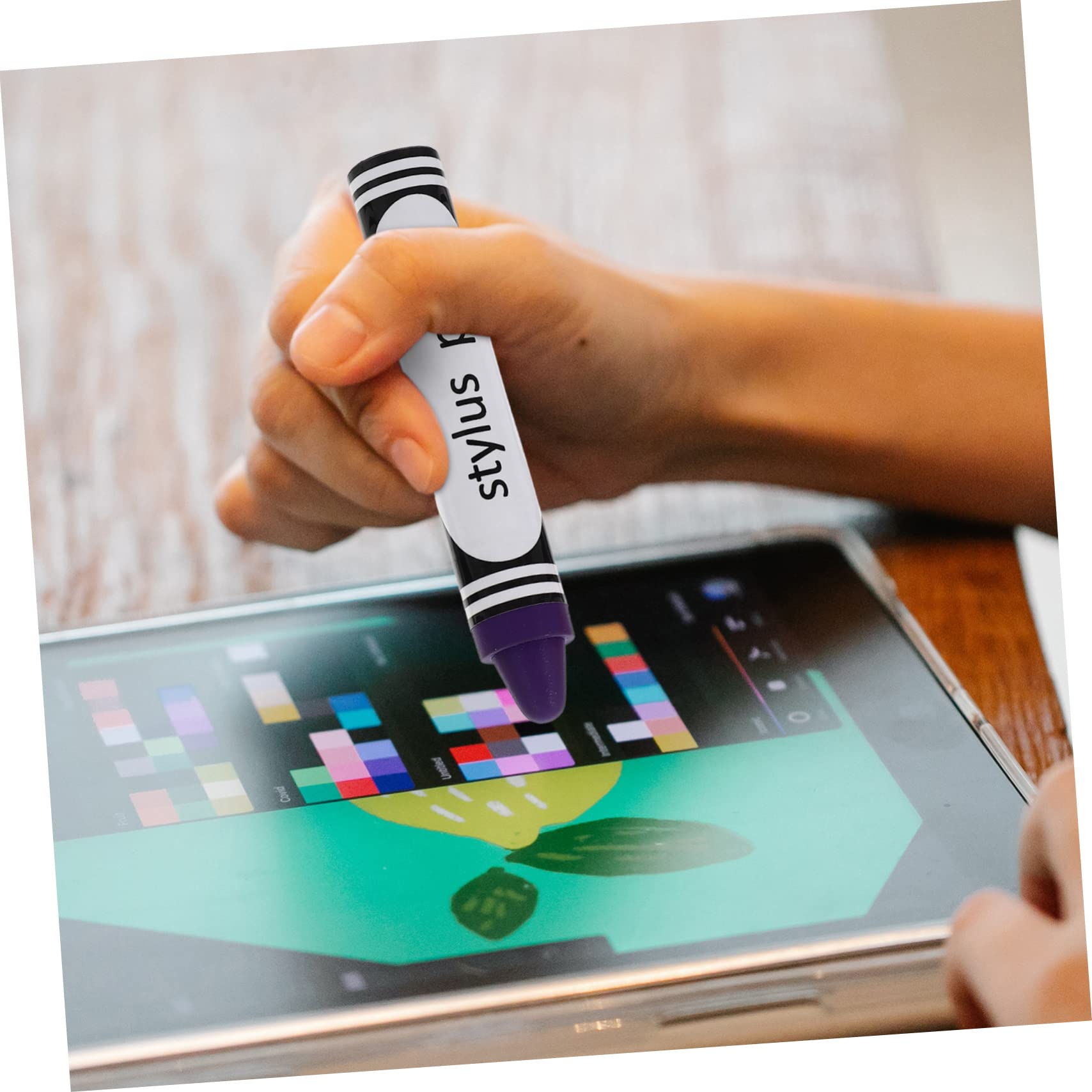 UKCOCO 21kawałki Precyzyjny Stylus Do Tabletów Wielofunkcyjny Pióro Dotykowe Do Smartfonów Wygodne Pisanie Kompatybilne z Ekranem Dotykowym Kolorowych Piór