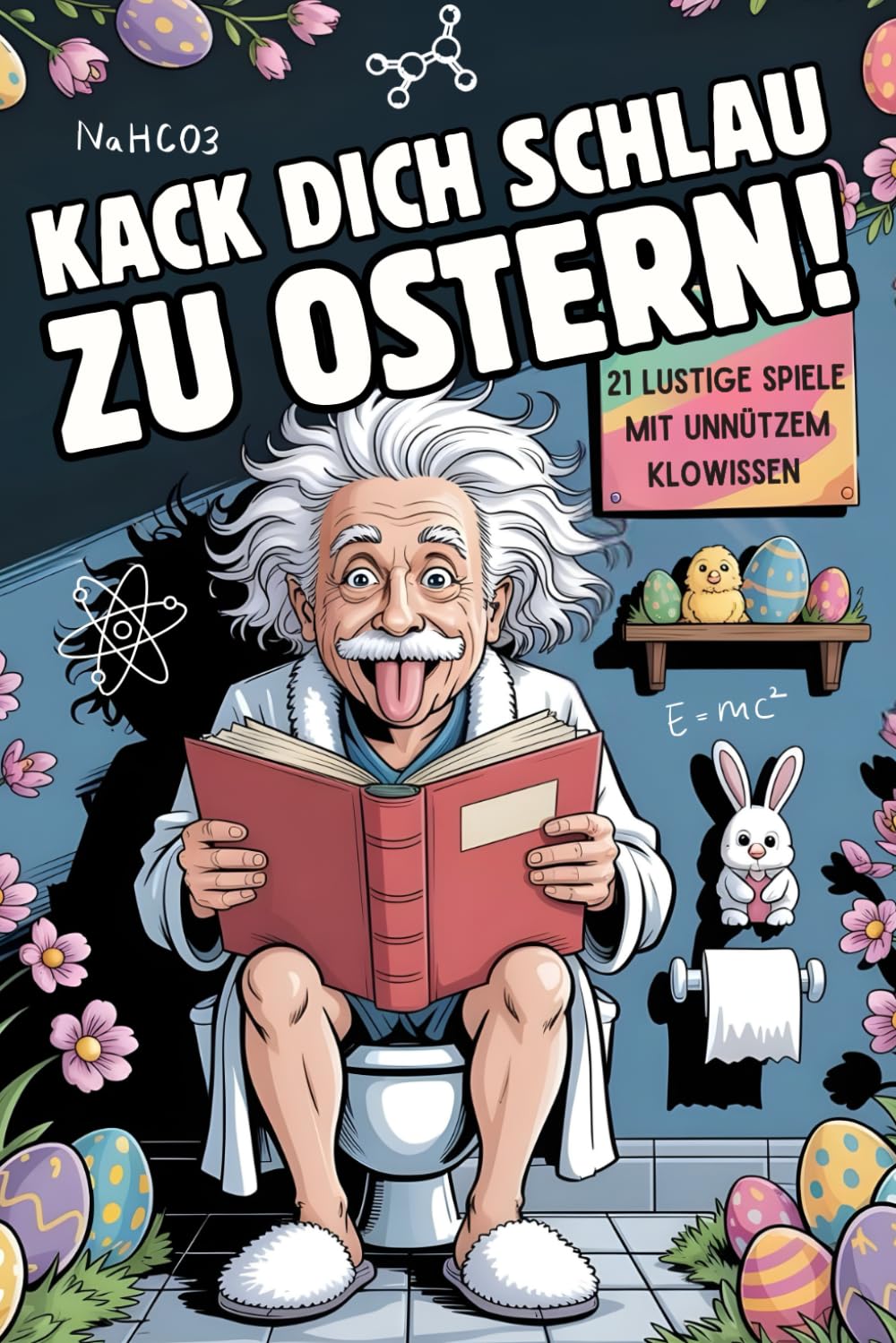 Kack dich schlau zu Ostern – Das Rätselbuch fürs Klo: Unnützes Klo-Wissen für Klugscheißer mit 21 lustigen Spielen, Klo-Quiz und Fun Facts rund ums Klo