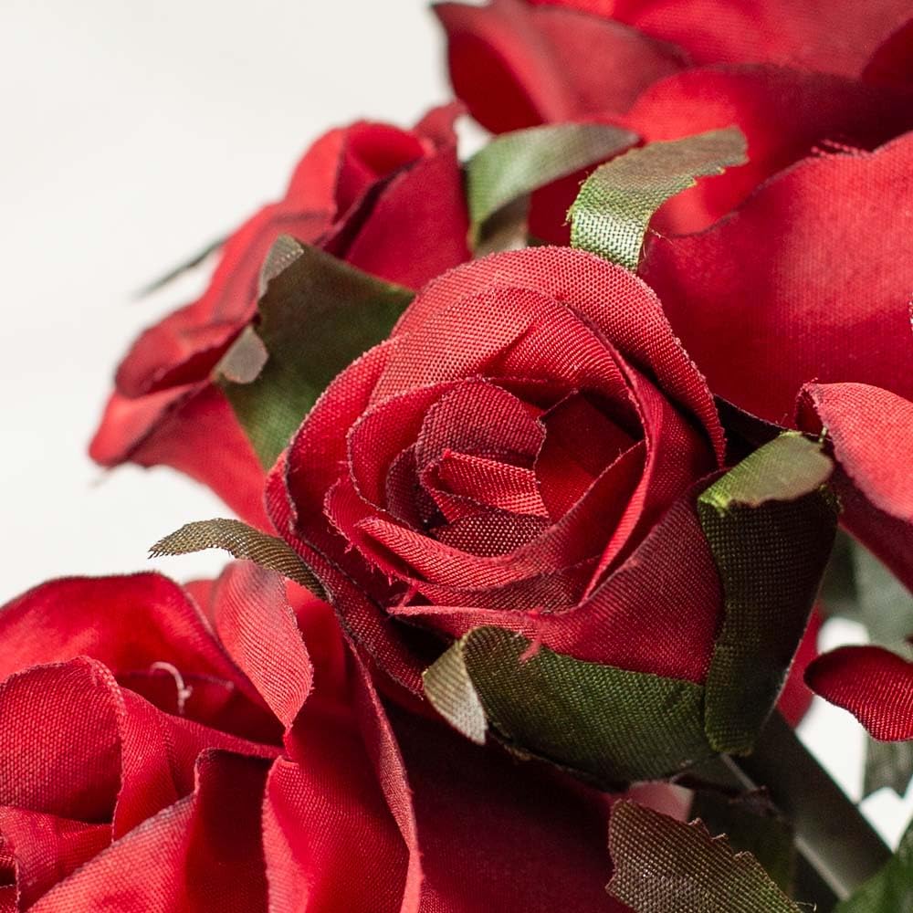 Amazon｜Factory Direct Craft 人工シルク ディープレッドローズ