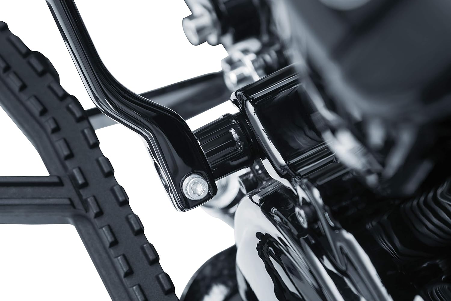 Kuryakyn 6433 Motorcycle Foot Control Component: Precision Heel Shift Eliminator for 1980-2019 Harley-Davidson Touring & Trike Motorcycles, Gloss Black