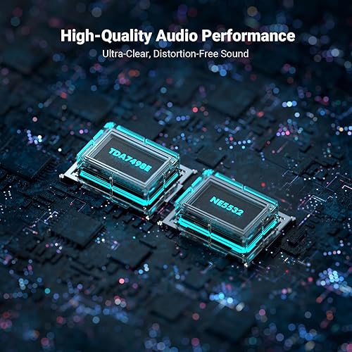 Miniatura 6 de Fosi Audio TP-02 Amplificador de Subwoofer Audio para el Hogar, Mini Amplificador de Graves Amplificador de Subwoofer Mono, con Chip TDA7498E de