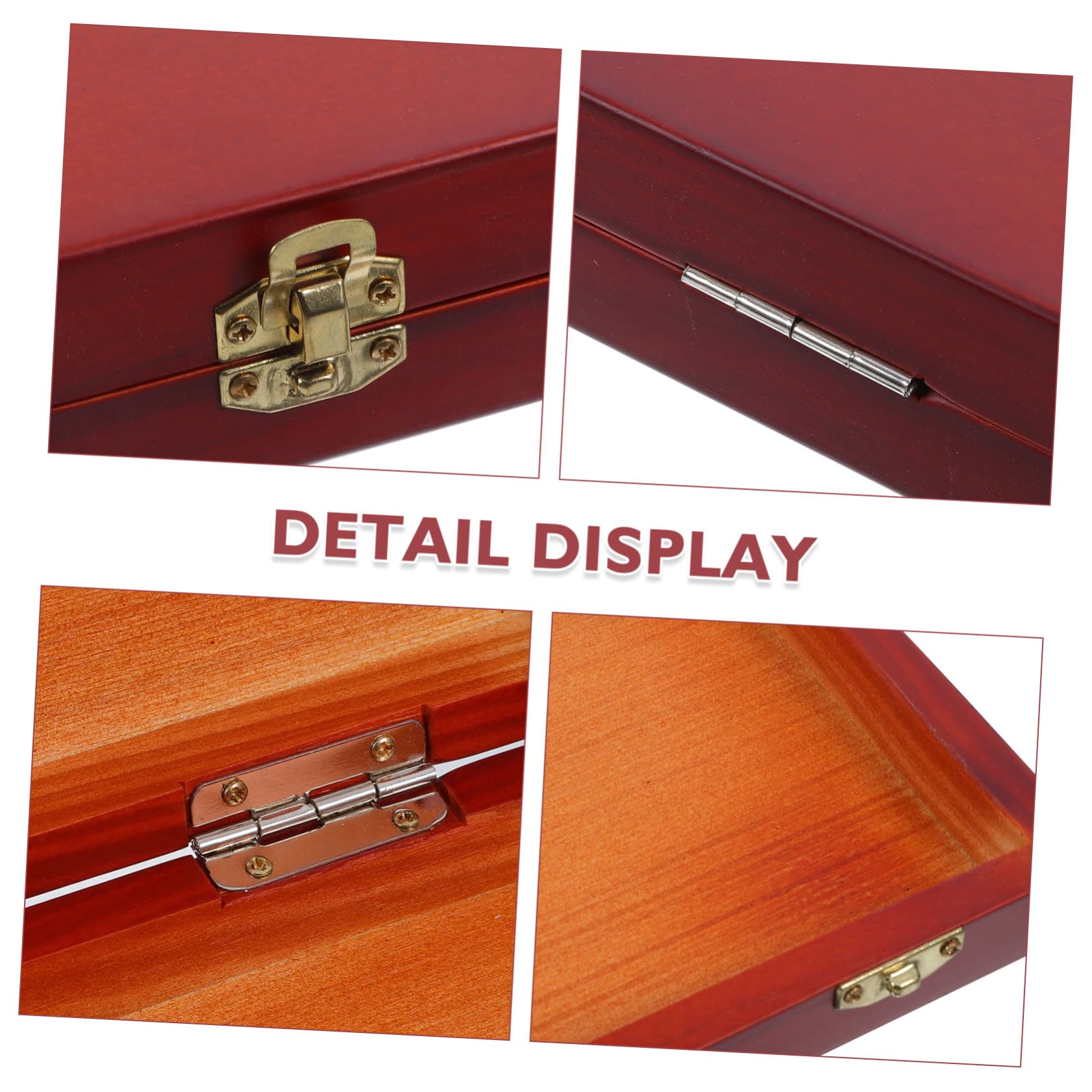 NUOBESTY Boîte de Rangement Bois pour Matériel Art Portable et Multifonctionnel pour Outils de Dessin et Peinture avec Espace Spacieux pour Organisation