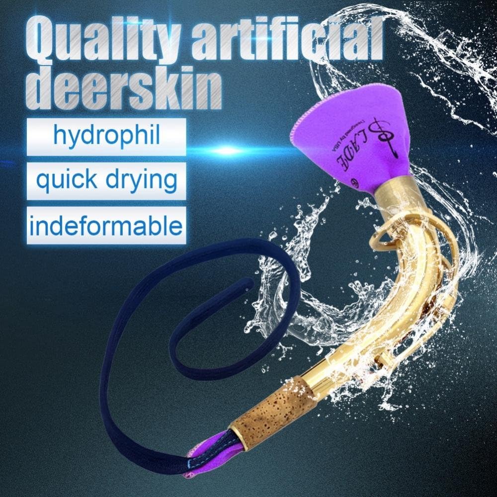 Sax Saxophone Cleaning Cloth, Musical Instrument Maintenance Cleaning Care for Flute Oboe Clarinet Saxophone Tube Inside Clean : Musical Instruments