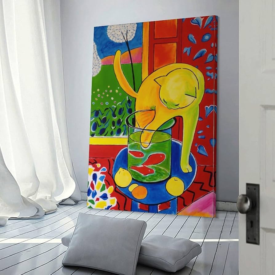 金魚鉢　MATISSE 大型　ポスター　アンリ・マティスHenri 金魚 Amazon.co.jp: Henri Matisseアンリ・マティス画家が作るアート