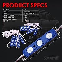 Vista 27 de Juego de luces LED DL-001-L3, #4 púrpura