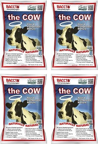 Miniatura 10 de Baccto 1640 - Compost hortícola y estiércol para modificación del suelo, cuidado del césped, camas de jardín y más, bolsa de 40 cuartos de galón