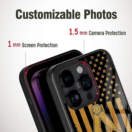 Miniatura 4 de Carcasas masónicas para teléfono regalos de moda para hombres iPhone 5 6 7 8 11 12 13 14 Pro Max Plus Mini Xr Xs Se Samsung S20 S21 S22 Ultra Plus