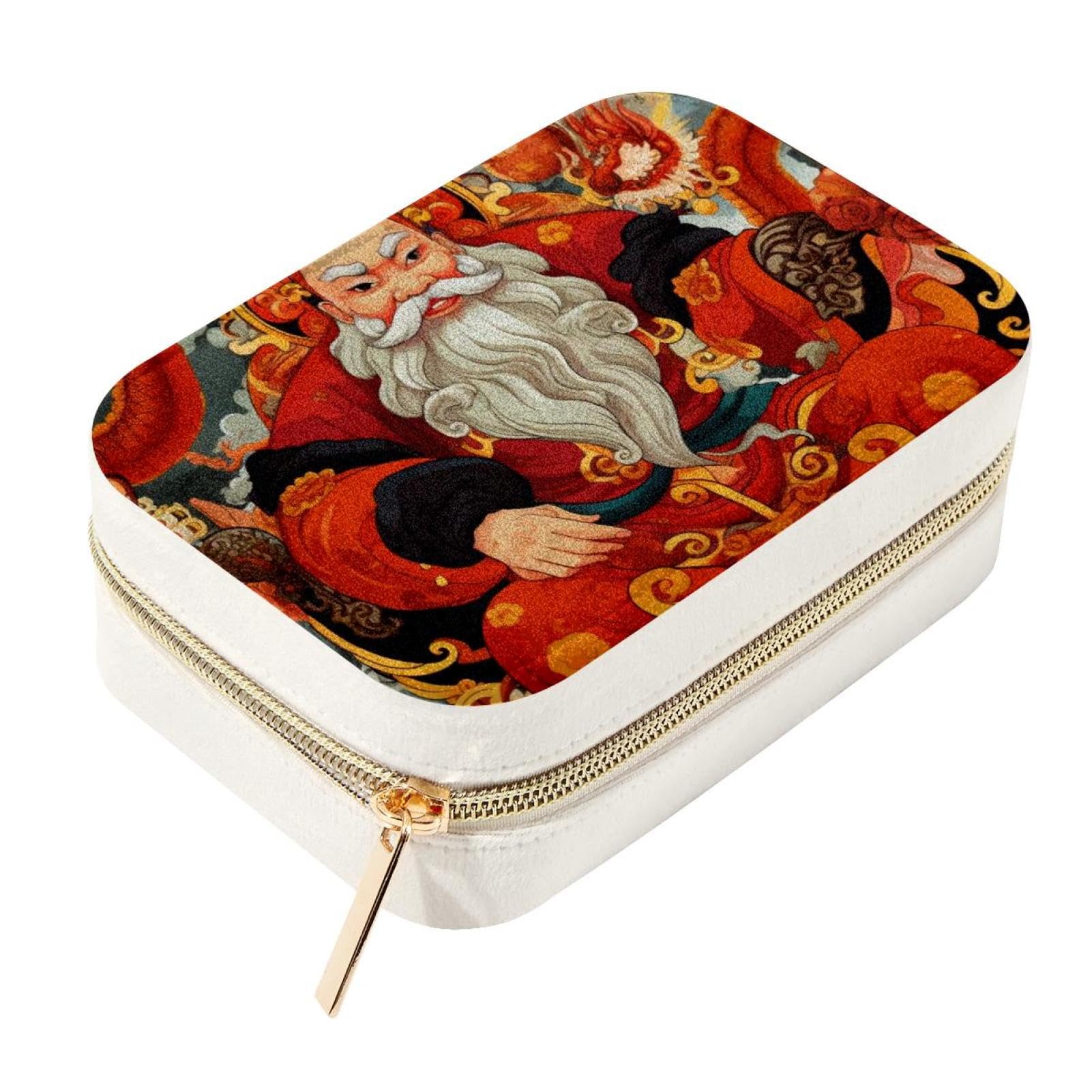 Boîte à bijoux élégante pour femmes avec double couche de rangement de colliers