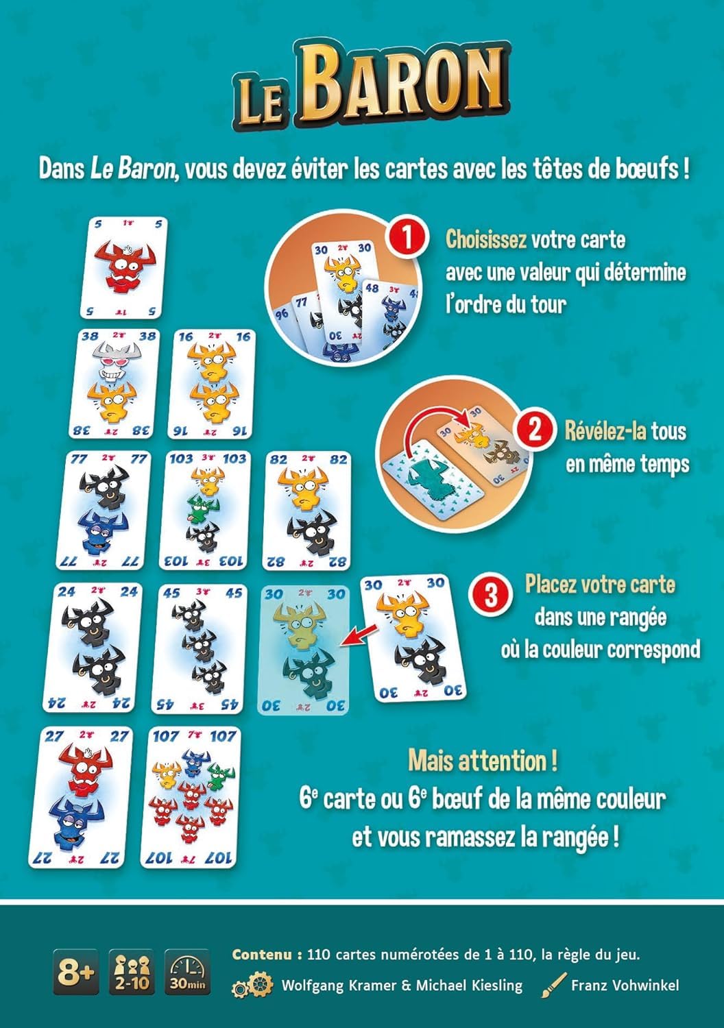 Lot Ipso + Le Baron Jeux De Cartes à Partir De 7 Ans + 1 Decap Blumie