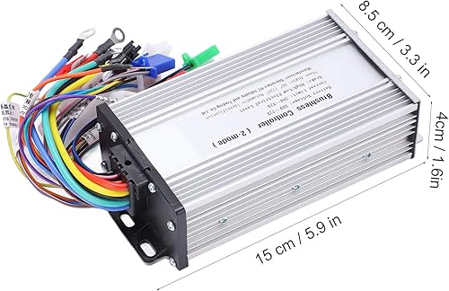 Miniatura 5 de Controlador sin escobillas, controlador sin escobillas de motor de metal de 50 V72 V, 12 tubos de doble modo accesorios eléctricos para scooter