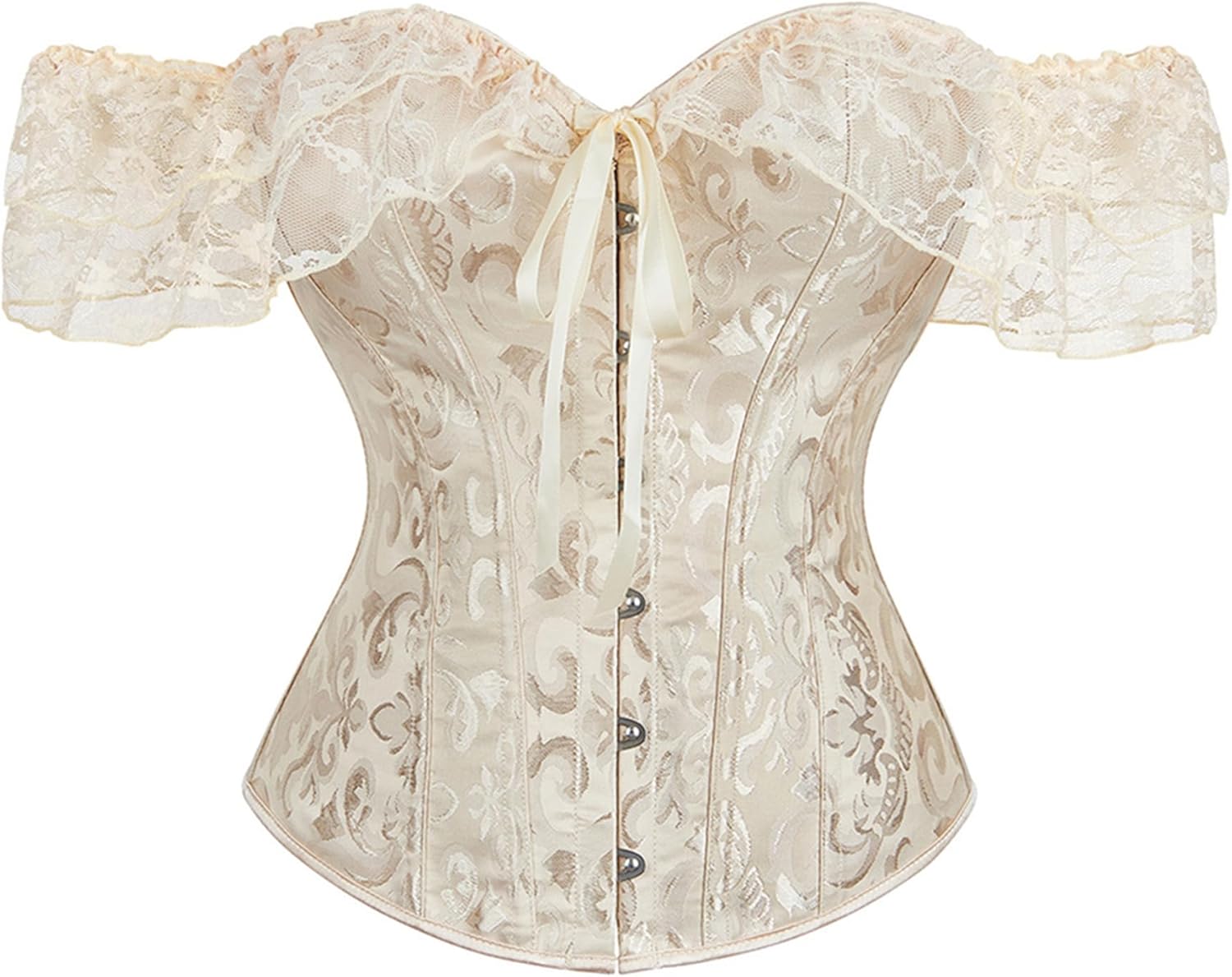 Alivila.Y Fashion Womens Vintage Sexy Removable Spaghetti Strap Bowknot Corset