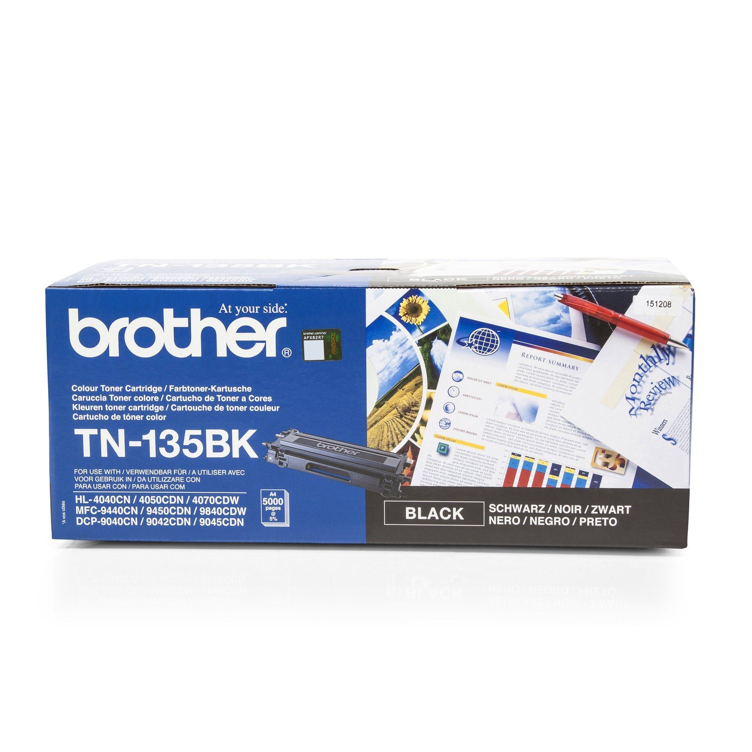 Toner originale adatto per Brother MFC-9445 CDN Brother TN135BK TN-135BK – Premium cartuccia stampante – nero – 5000 pagine
