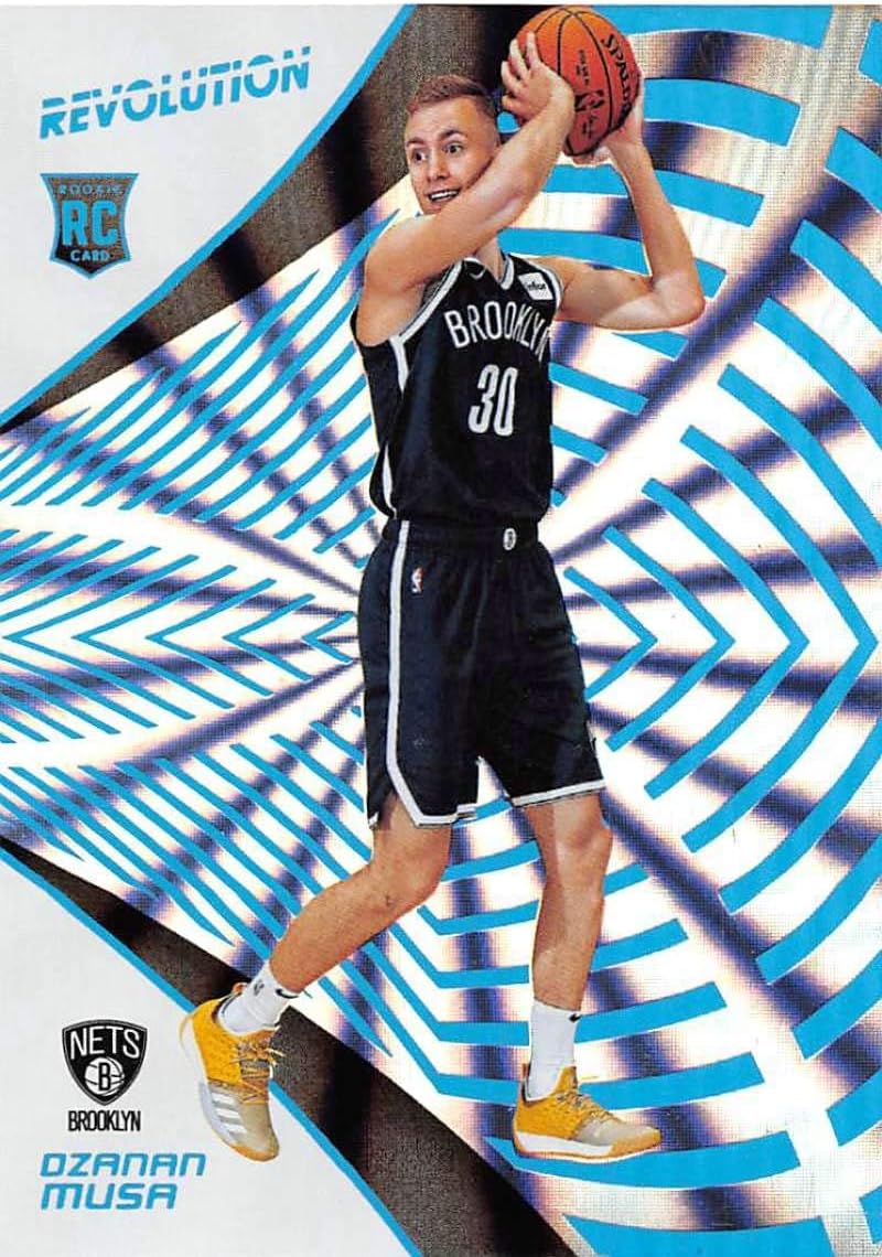 2018-19 Panini Revolution Sunburst Basketball #138 Dzanan Musa SER/75 Brooklyn Nets Rookie Official NBA Trading Card By Panini