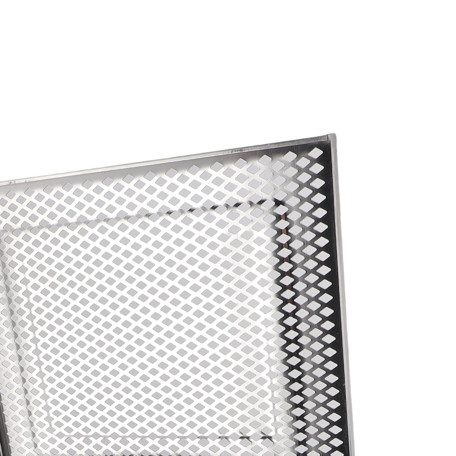 Pssopp Przenośny Koszyk Grillowy, Design o Drobnej Siatce na Zewnątrz Kemping Grilla z Odłączonymi Dzielnikami do Warzyw (podwójny uchwyt)