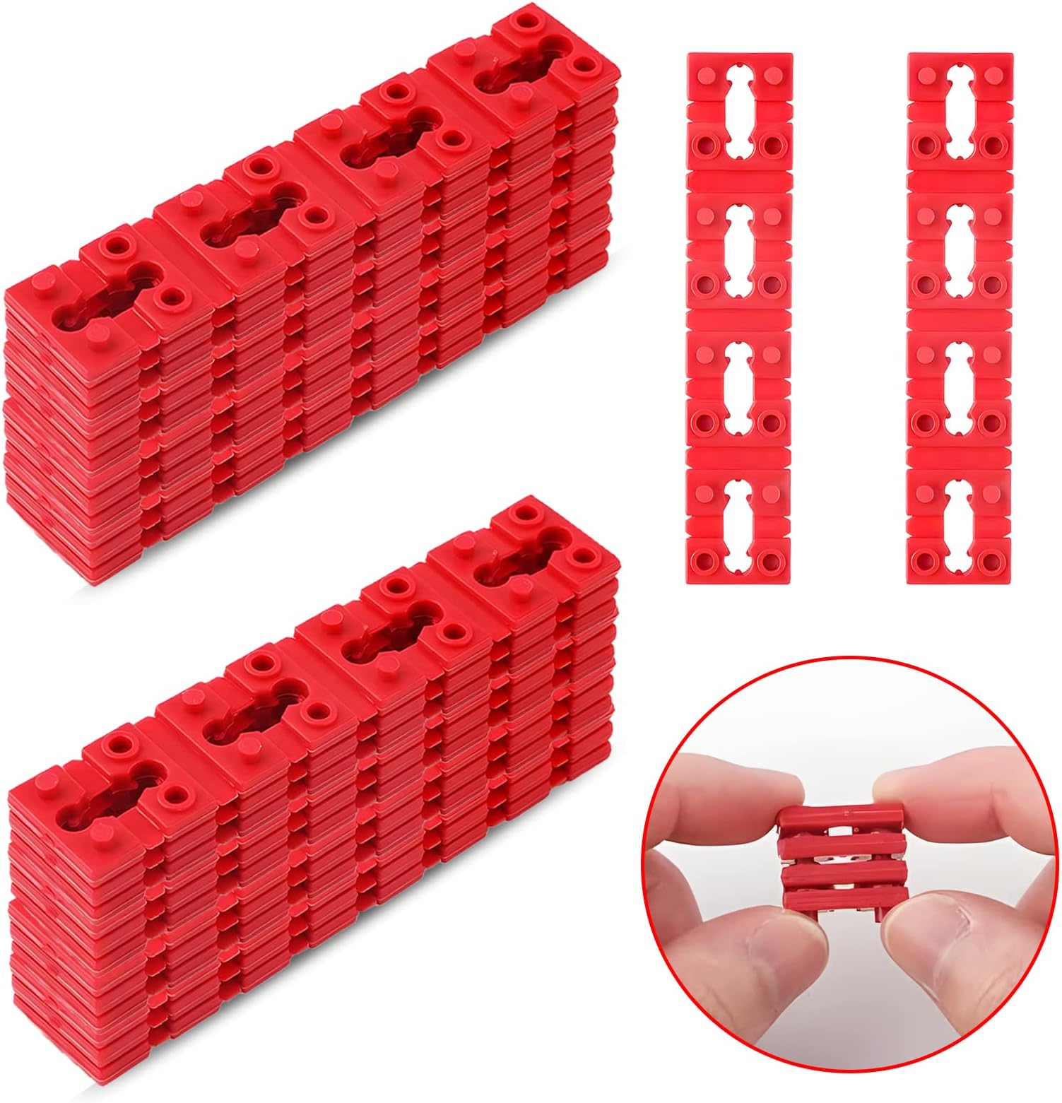 Outlet Spacers for Electrical Box, RonJea 96 PCS Switch and Receptacle Spacers for Loose Outlet Plug Fix, Electrical Extender Outlet Shims Light Switch Spacer