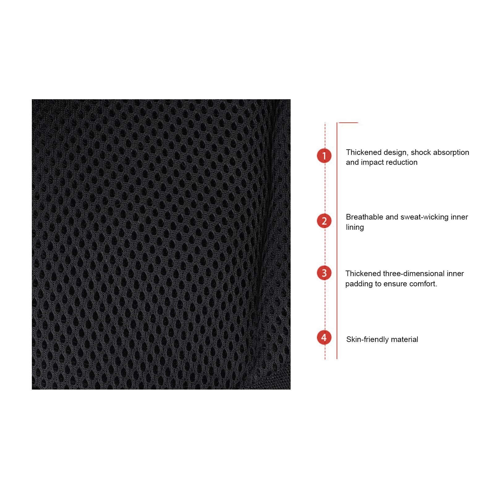 Tonysa Chaleco Protector Ecuestre Absorción de Impactos para Niños Niñas Entrenamiento de Equitación Unisex Poliéster (CM)