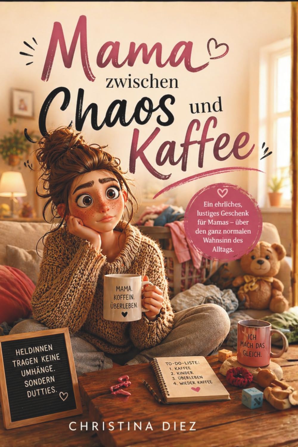 Mama zwischen Chaos und Kaffee: Ein ehrliches, lustiges Geschenk für Mamas – über den ganz normalen Wahnsinn des Alltags