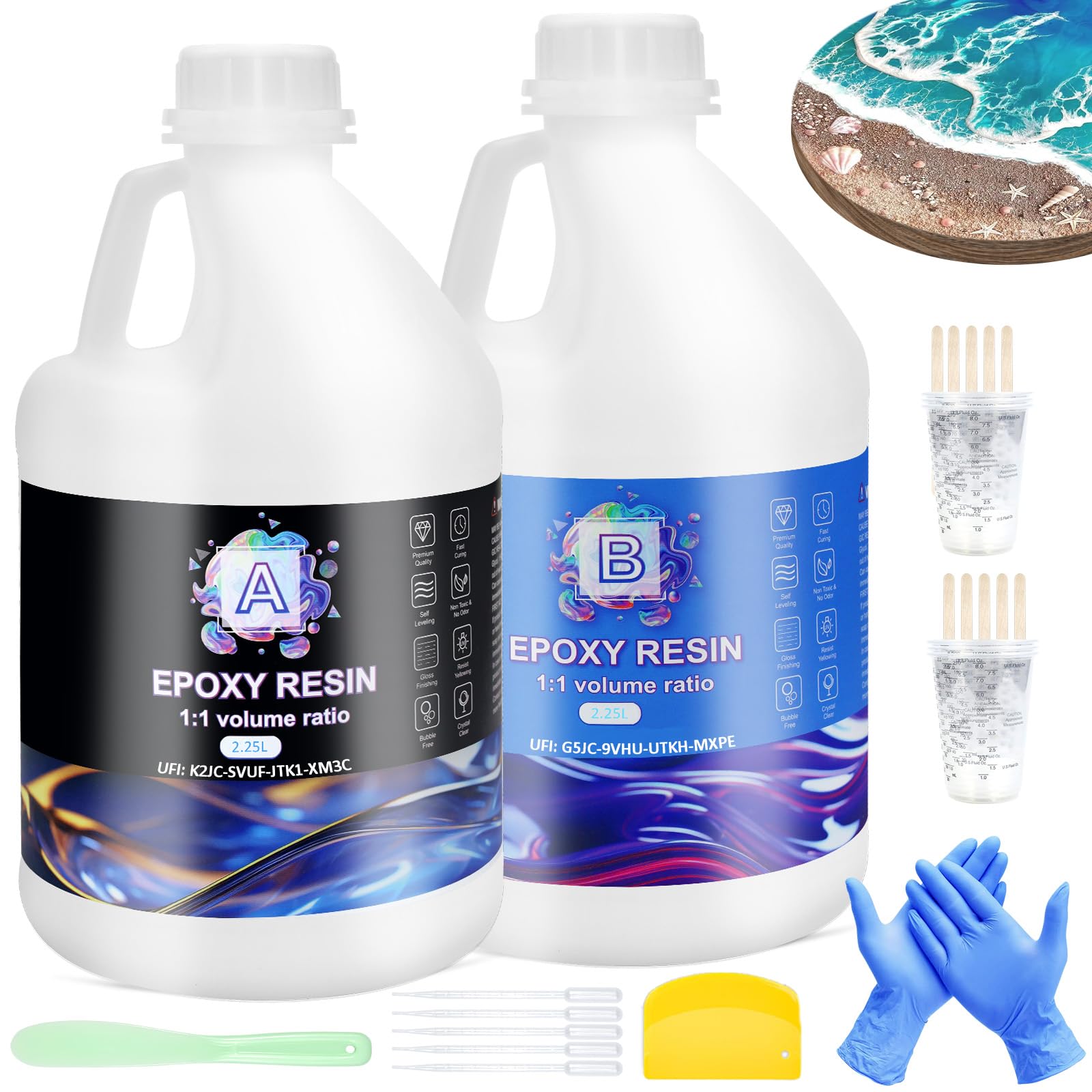 Epoxidharz Set