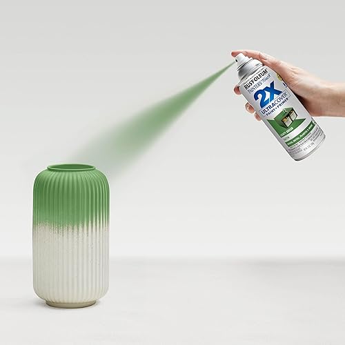 Miniatura 6 de Rust-Oleum Painter's Touch 2X Ultra Cover 249072-6PK - Pintura en aerosol, 12 oz, verde satinado (Satin Leafy Green), paquete de 6 unidades
