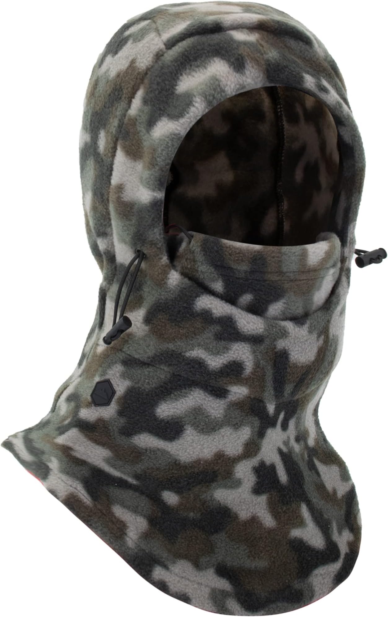 Tough Headwear Balaclava Fleece Hood & Windproof Ski Mask - Heavyweight Extreme Cold Weather Face Mask Camo