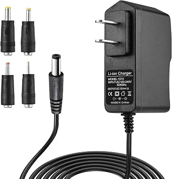 15V 1A Charger for Car Jump Starter Power Supply 15V 1A1.5A for Peak 450A 500A 600A 800A 1000A Auto Battery Booster Jump Starter, Compatible Beatit,Tacklife,Gooloo & More Portable Car Jump Starter