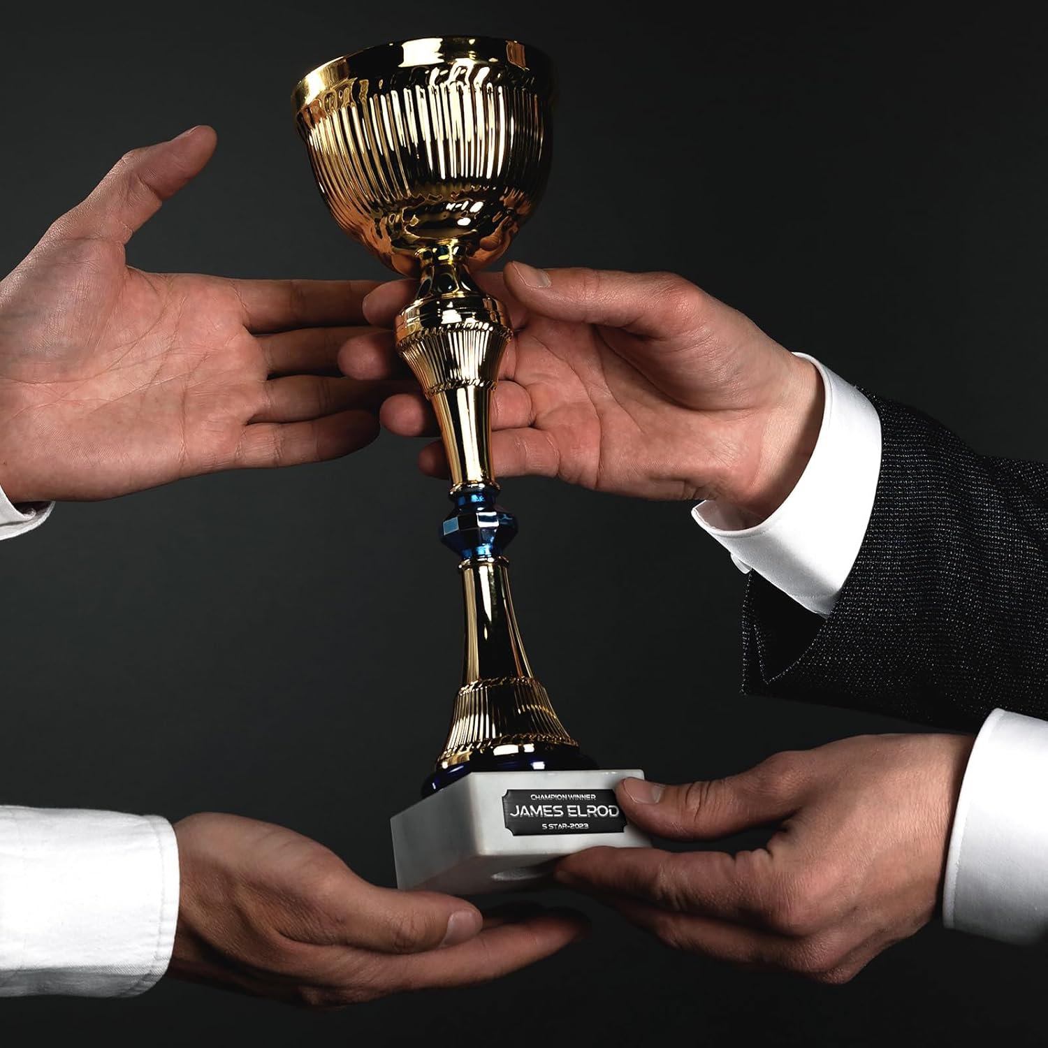 Therwen 30 Pcs Name Plates Laser Engraved Brushed Stainless Steel Plate Personalized Plaque Blank Custom Name Tag Frame Label with Adhesive Backing(Black,1''x 3'',Multi Shape) - Image 5