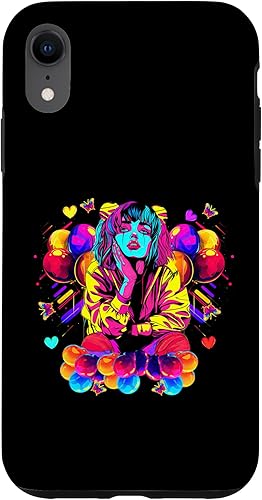 Miniatura 9 de iPhone 11 Pro Max Streetwear synthwave 80s 90s retro anime Emo clown fashion Case