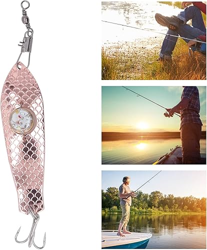 Miniatura 3 de Keenso Señuelo de pesca LED de acero inoxidable a prueba de óxido con luz LED para accesorios de pesca, fuerte, duradero y resistente a la corrosión