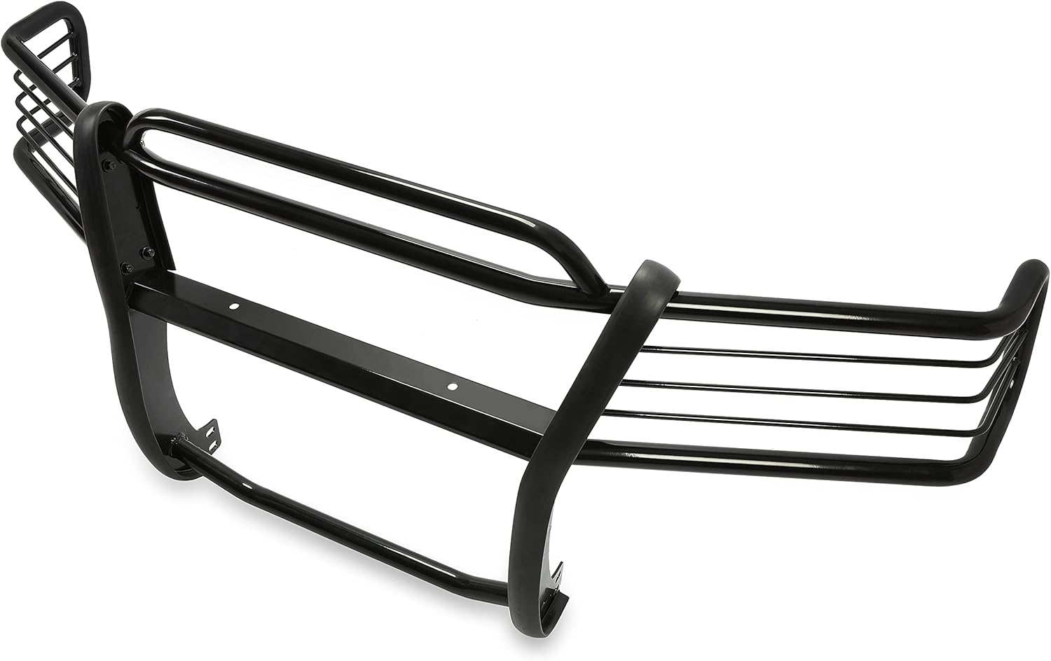 KUAFU Front Brush Guard Compatible with 2002-2005 Ford Explorer 4 Door Models Bull Bar Bumper Grille Grill Guard Impact Headlight Bumper Push Bar Steel Powder Coated Gloss Black