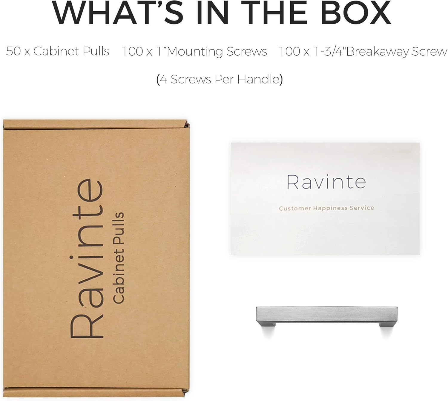 Best Promo Ravinte 50 Pack 5 Inch Kitchen Square Cabinet Handles Satin Nickel Cabinet Pulls Brushed Nickel Drawer Pulls Kitchen Cabinet Hardware Kitchen Handles for Cabinets Cupboard Handles Drawer Handles Top Brands Ravinte 50 Pack 5 Inch Kitchen Square Cabinet Handles Satin Nickel Cabinet Pulls Brushed Nickel Drawer Pulls Kitchen Cabinet Hardware Kitchen Handles for Cabinets Cupboard Handles Drawer Handles