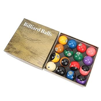 Amazon.co.jp: ビリヤードボール樹脂 プールボールセット