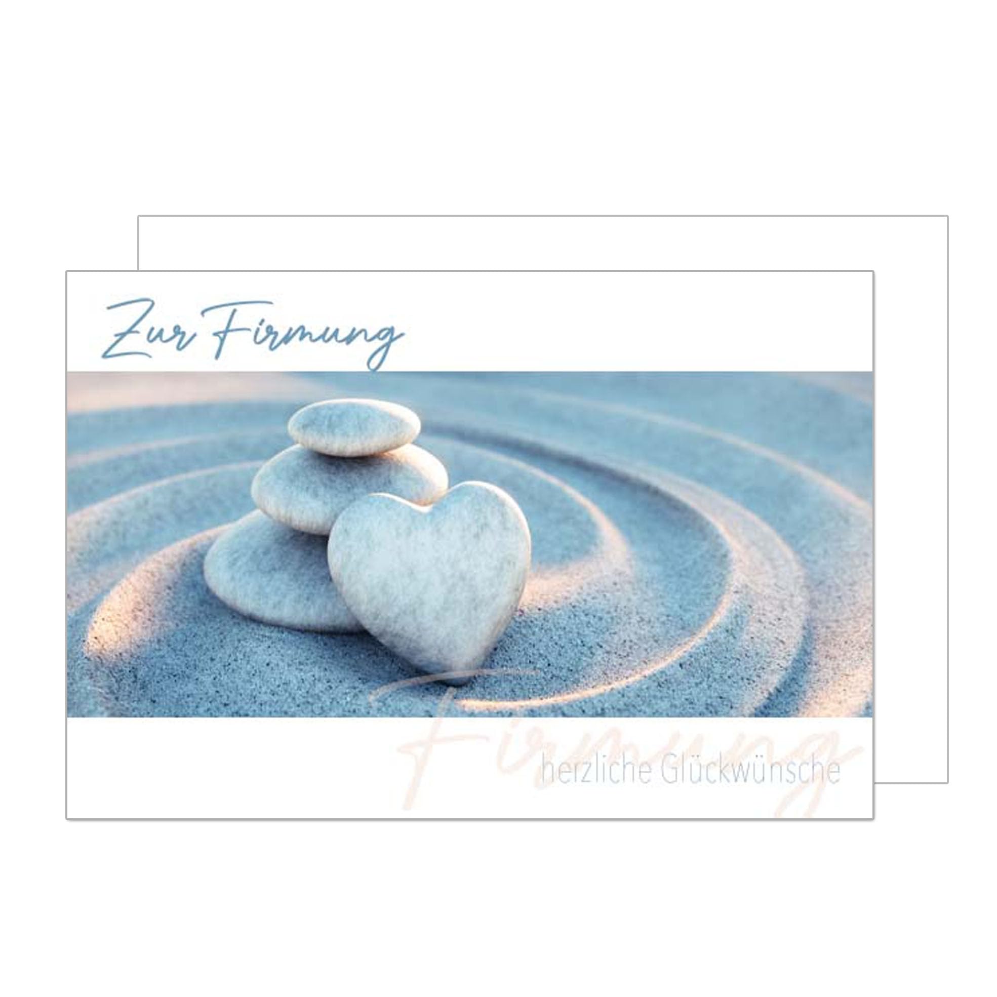 Edition Seidel Firmungskarte Quadratisch – 14,5 X 14,5 Cm, Mit Umschlag, Hochwertiger Druck