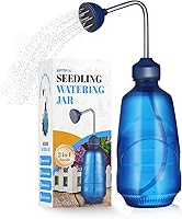 XMPBFYH 450ml Succulent Watering Can - Bendable Mouth Squeeze Bottle with 2-in-1 Spray Head for Precise Plant Care