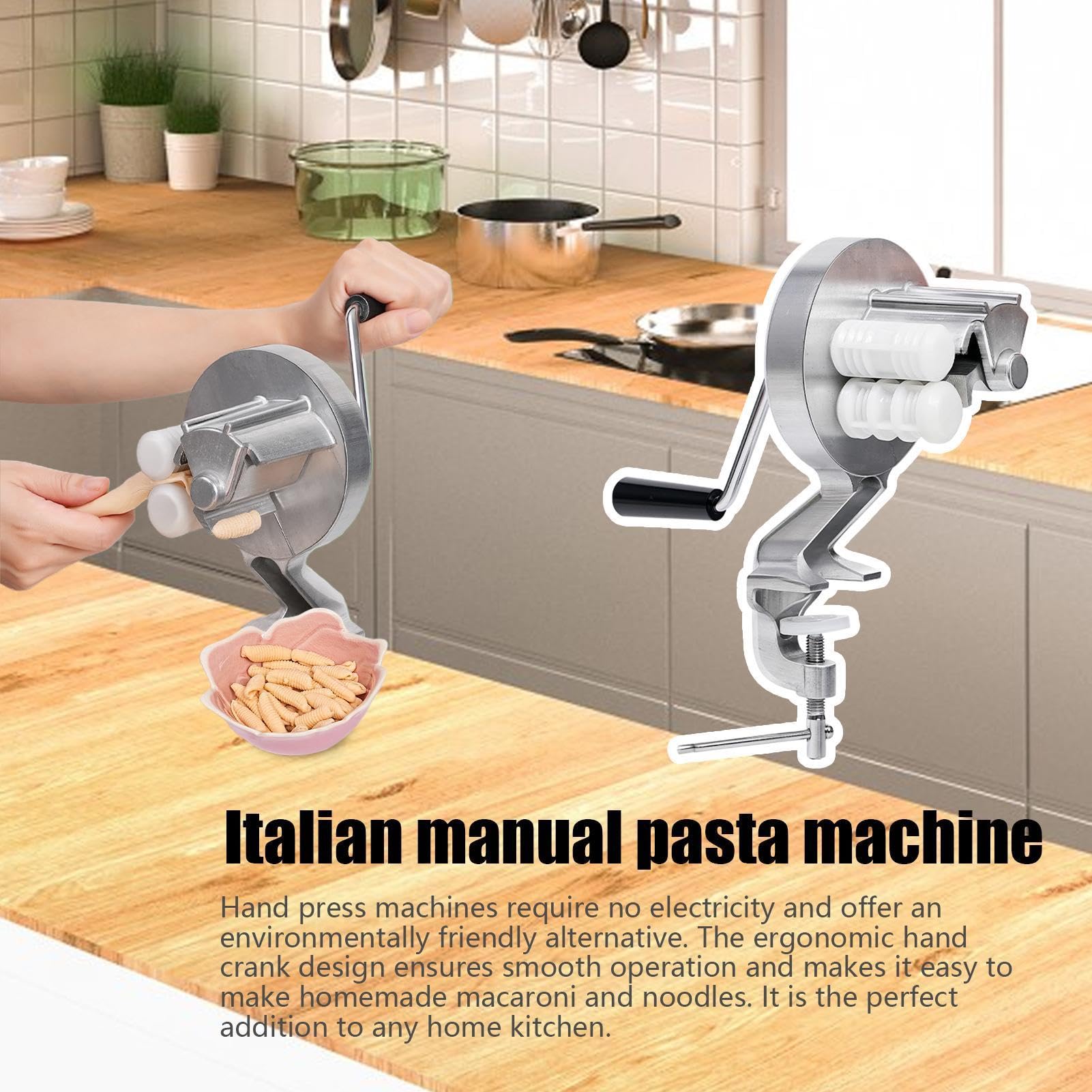 Máquina de macarrones de mano, juego de herramientas para hacer cavatelli