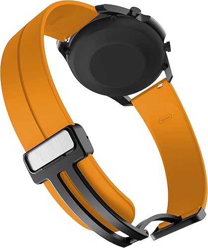 Miniatura 3 de Correa de repuesto de silicona de 0.866in, compatible con Garmin Vivoactive 4Galaxy Watch 3 de 1.772in, Gen 5para Huawei GT2 de 1.811in, GT2 Pro de