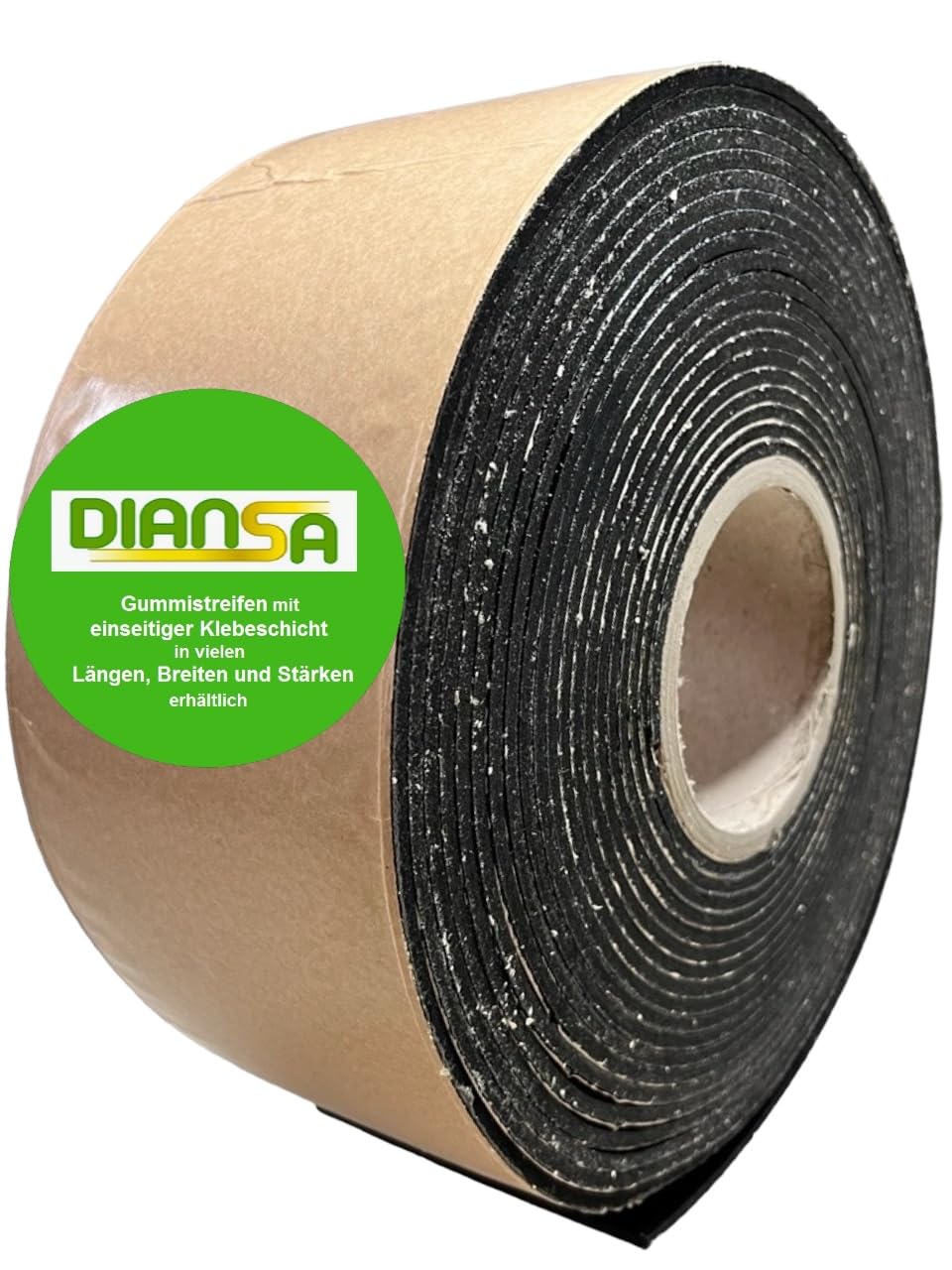 Selbstklebender Gummistreifen 3m - 2,5cm Breit Für Dichtung & Stoßschutz