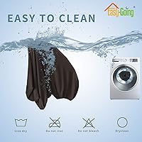 Vista 35 de Easy-Going Fundas Elásticas de 3 Piezas para Cojines de Sofá para Sofá Seccional Izquierdo/Derecho en Forma de L Chaise Lounge Funda de Asiento