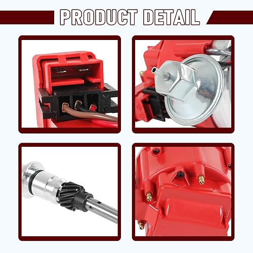 Miniatura 5 de JDMSPEED Nuevo distribuidor de encendido HEI 6522R Reemplazo para Chevy Inline 6-Cyl 230 250 292