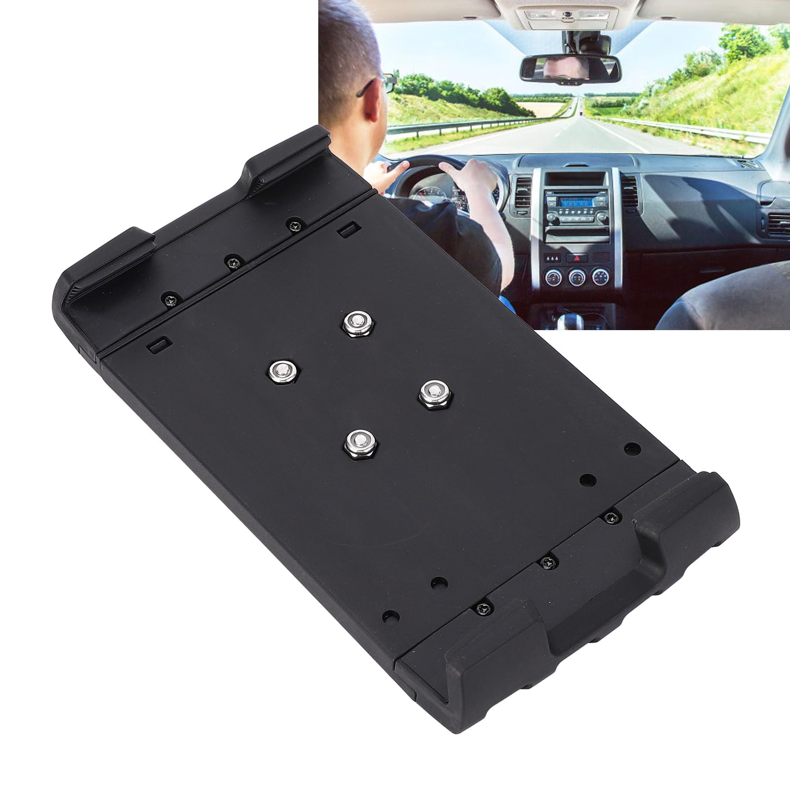 CHICIRIS Tablet de Tablette de Voiture Support de Table de Tableau de Bord du Tableau de Bord pour Comprimés de 8 à 14 Pouces avec des Coussinets en Caoutchouc de Protection à Haute Résistance pour