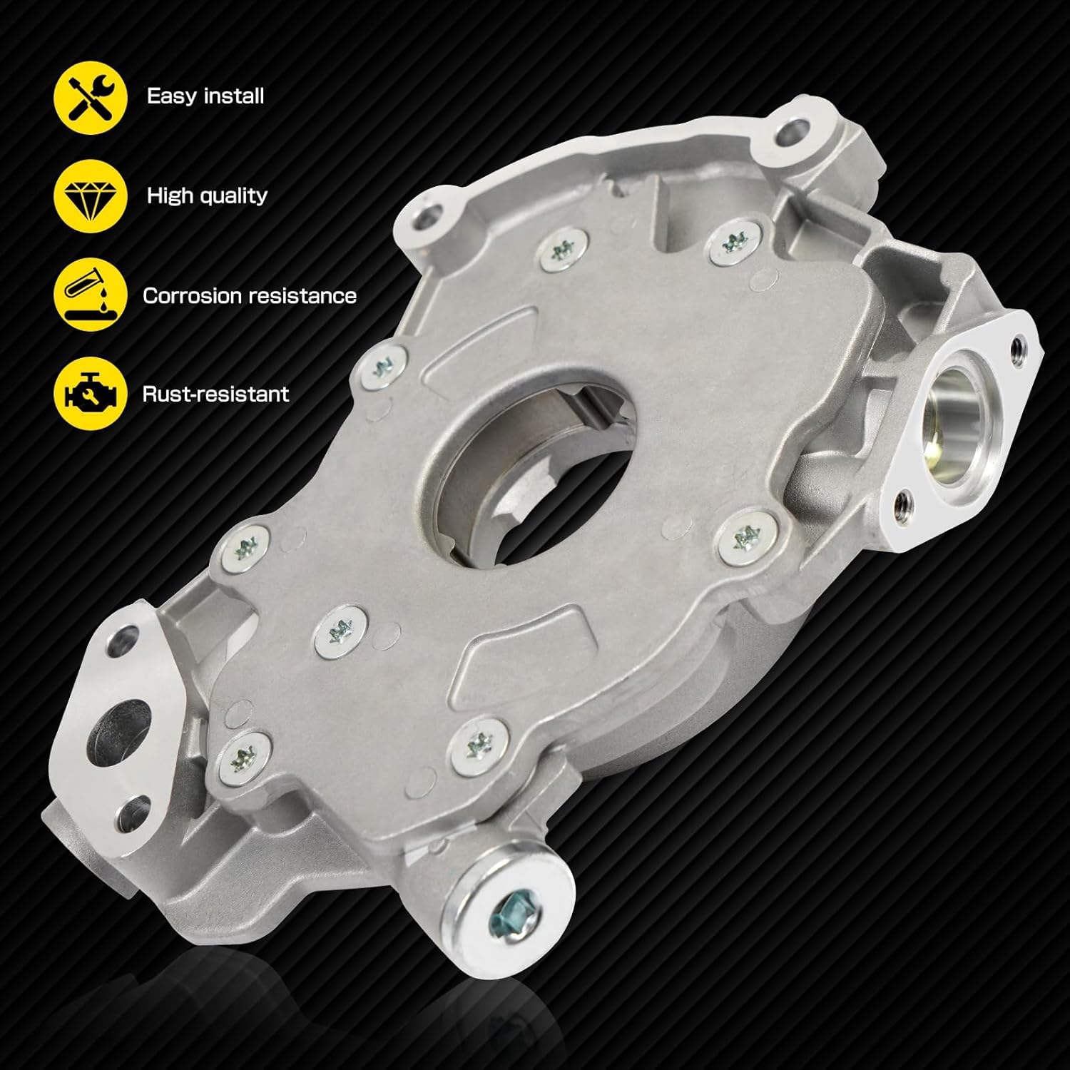 Engine High Volume Oil Pump Compatible with Ford Lincoln Mark LT Expedition Explorer F150 F250 F350 E450 2004-2014 4.6L 5.4L replace M340HV