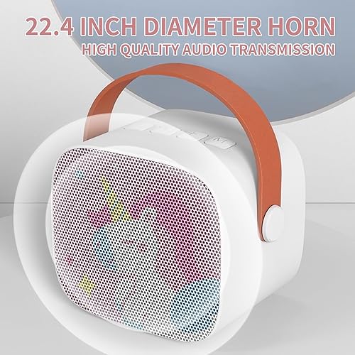 Miniatura 4 de Snowall Mini máquina de karaoke para niños, altavoz Bluetooth portátil con micrófono inalámbrico, juguetes de reproductor de música para niños para