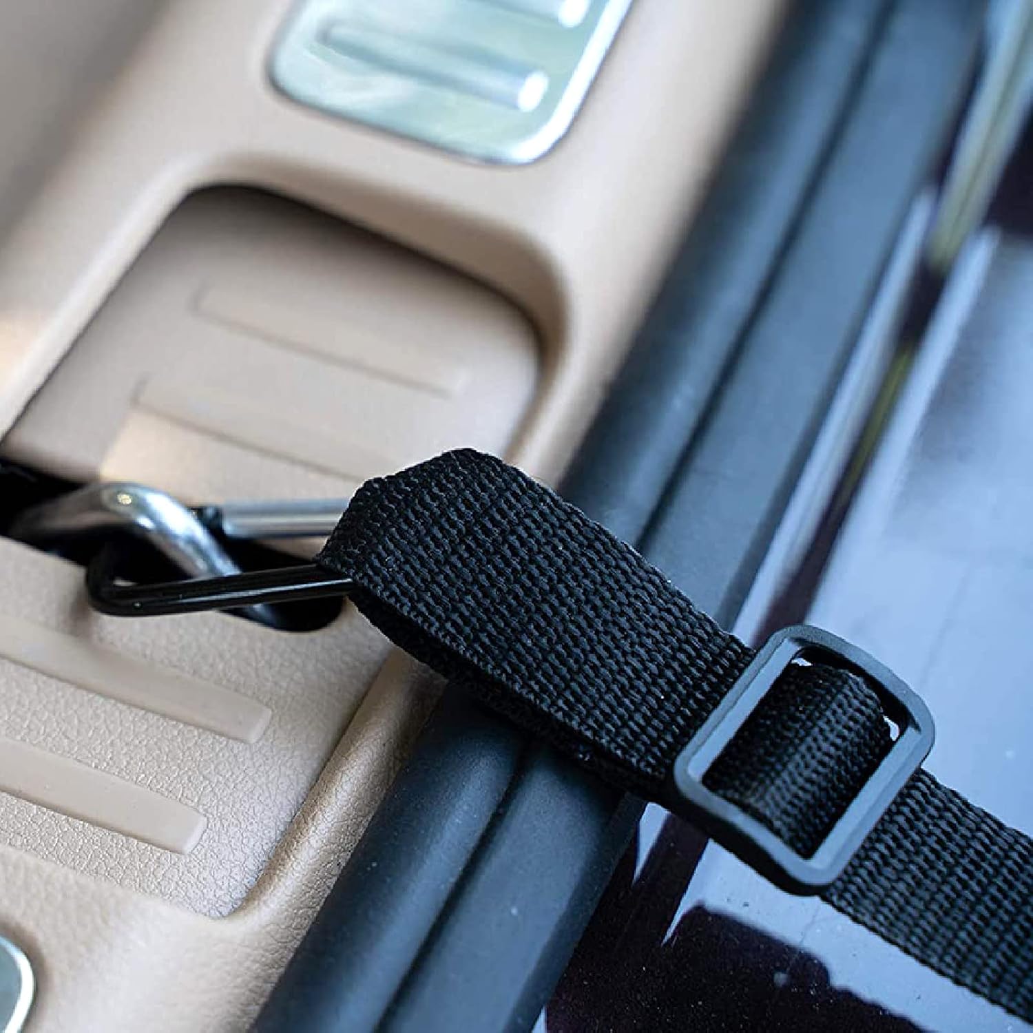 5 Steps Upgraded Folding Pet Stairs Ramp Steps for Medium and Large Dog Lightweight Portable Dog Ramp with Waterproof Surface Great for Cars Trucks Suvs Black (Black)