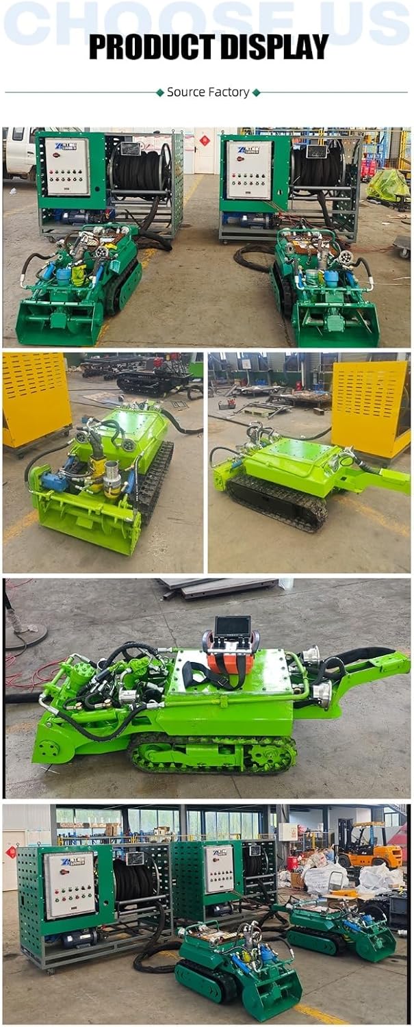 Automatic Underwater Dredging Robot, High-Performance Sludge Cleaning Machine for Ponds & Sewers