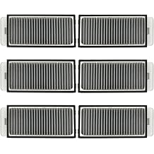 HEPA Filter for Dreame X50 Ultra, X50 Ultra Complete, L50 Ultra, X50 Master, L40s Pro Ultra, MOVA V50 Ultra Complete Robot Vacuum Cleaner Replacement Filter Accessories, 6-Pack