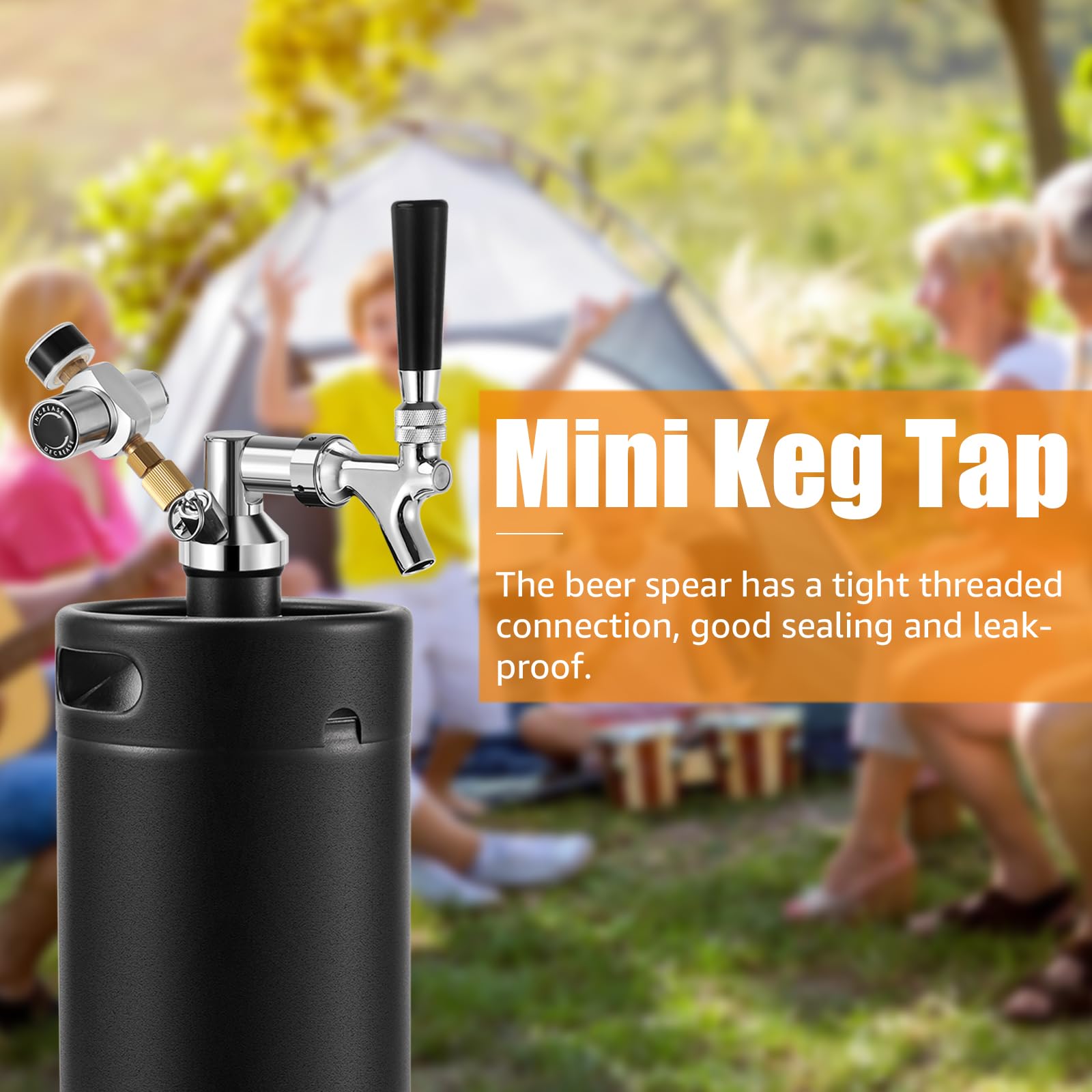 Rubinetto per Birra per Mini erogatore di fusti in Acciaio Inox, Mini erogatore di fusti per Mini erogatore di fusti per Mini erogatore di Birra Portatile da 2L/3,6L/4L/5L/10L