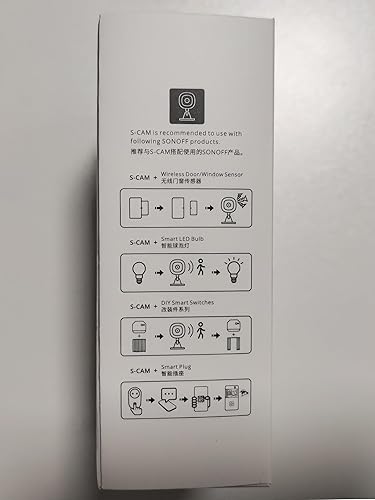 Miniatura 14 de SONOFF Cámara de vigilancia inteligente WiFi 1080P para interiores, cámara de seguridad para el hogar, mini cámara, seguimiento móvil para bebés y