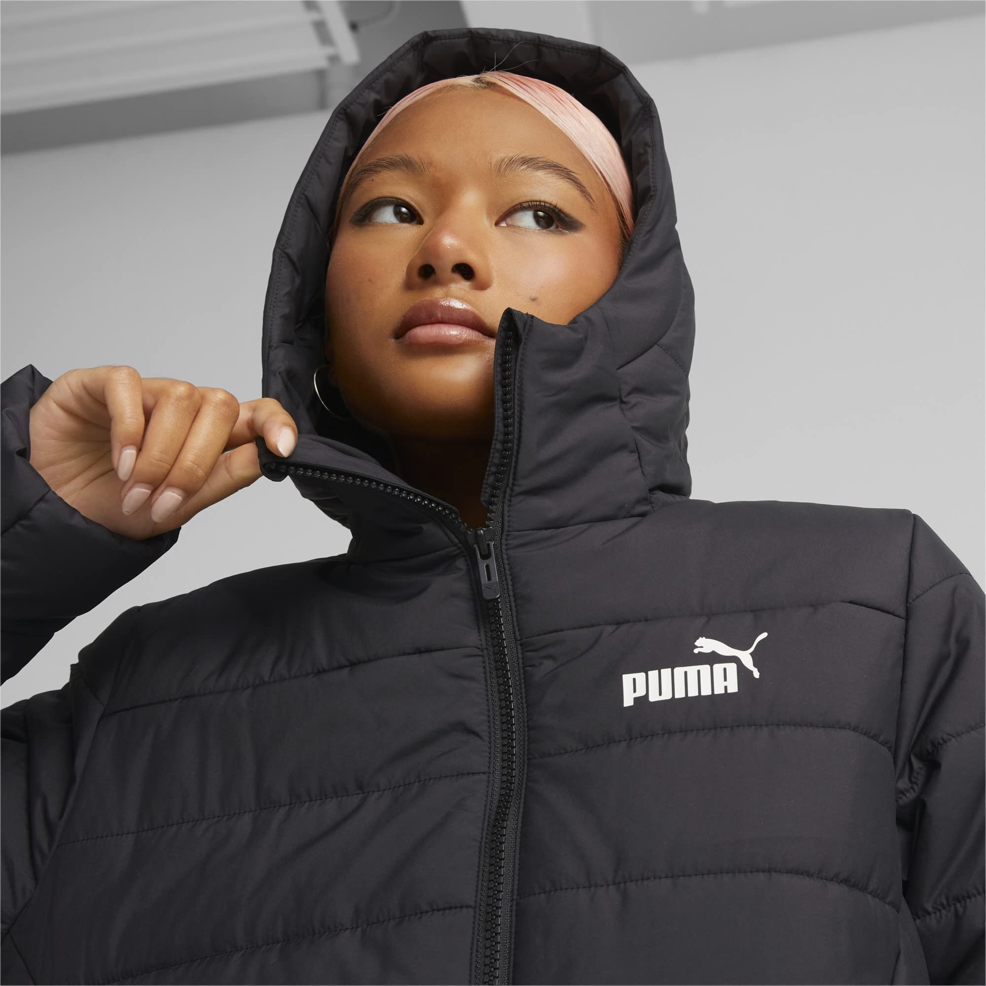 PUMA Ess Chaqueta Acolchada Con Capucha Chaqueta acolchada Mujer (Pack de 1)