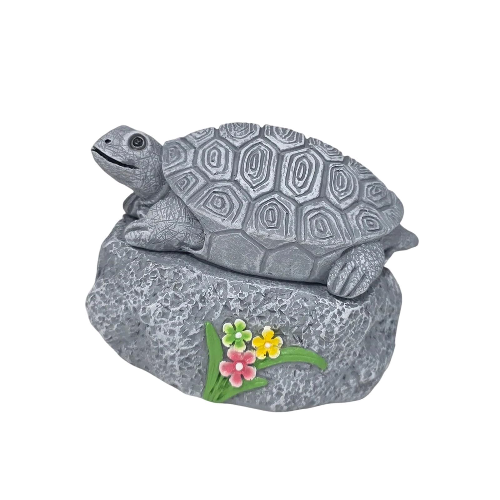 Cache-clé tortue en résine contre la perte de vos clés de maison et jardin