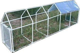 Chicken Tunnel,Chicken Run Tunnel,Foldable Chicken Tunnel Run for Yard and Outside,Mobile Chicken Run Extension for Yard with Cover.