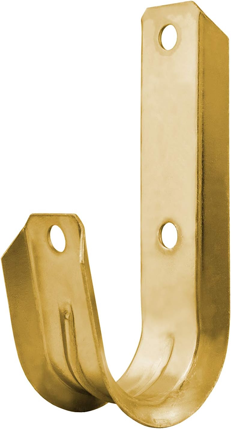 1 5/16 Inch Heavy Duty Metal Cable & Wire Support J-Hook Hangers for Wall Mounting & Attaching to Vertical Surfaces for Cable & Wire Management